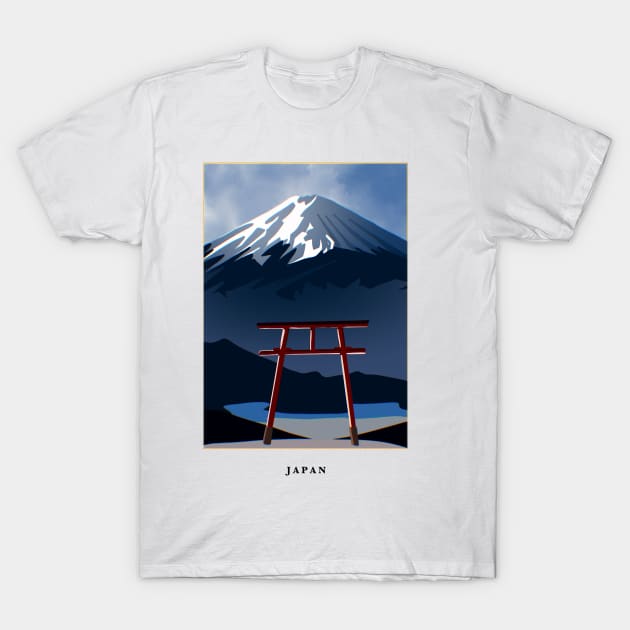 JAPAN ART T-Shirt by Mousely 